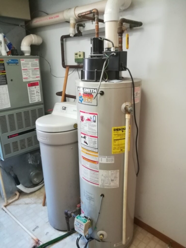 New water heater installation