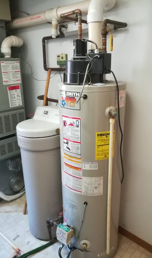 New water heater installation