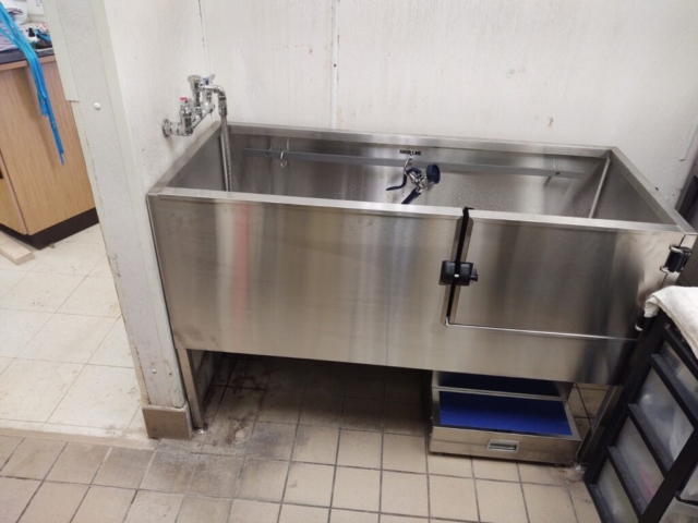 aluminum deep sink